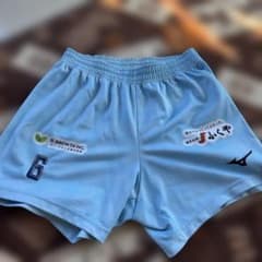 Mizuno バレーボールパンツ ライトブルー 6番 Mizuno バレーボールパンツ ライトブルー 6番 - メルカリ