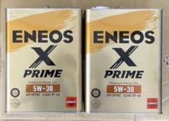 ENEOS X PRIME 5W-30 エンジンオイル 4LX2缶セット - メルカリ