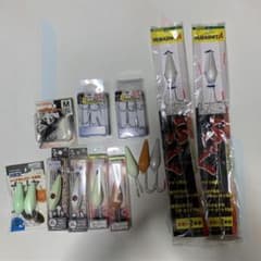 ふぐ、カットウ仕掛け、2セット、錘9個、掛け針3パックのサムネイル
