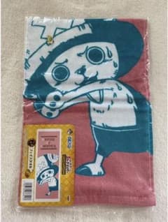 一番くじヒストリーオブチョッパー　ワンピース　フェイスタオル　ピンク