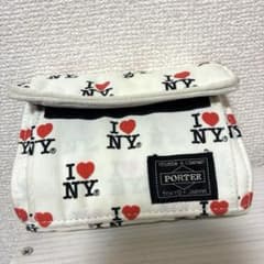 PORTER ポーター I LOVE NY 二つ折り財布 BEAMS ホワイト - メルカリ