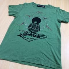 エスニック 個性派 手のひら 神さま Tシャツ 抹茶のサムネイル