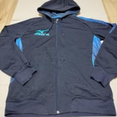ミズノ MIZUNO メンズ フルジップ トレーニングジャケット Lのサムネイル