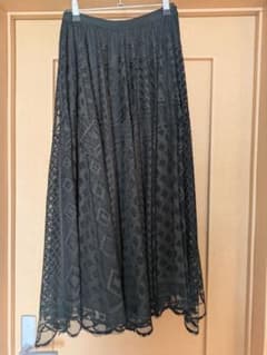 ブージュルード　レースロングスカート 　美品のサムネイル