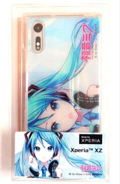 하츠네 미쿠 XPERIA XZ TPU 케이스 + 후면 패널 Art by iXima