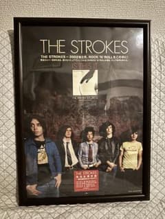 超貴重☆2002来日ストロークス the strokes 額入A３ポスター 超貴重☆2002来日ストロークス the strokes 額入A3ポスター - メルカリ