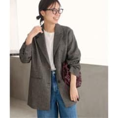 ジャーナルスタンダードレリューム REWOOLミックスシングルジャケット