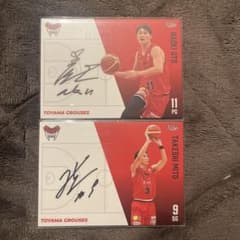 富山グラウジーズ サインカード 2枚セット - メルカリ