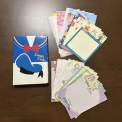 ドナルドダック メモ帳ブック /ディズニーメモ用紙 約40枚 詰合わせ