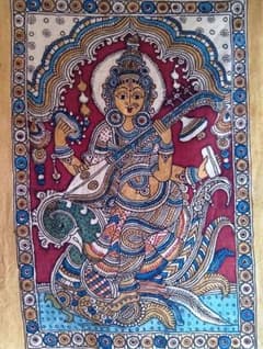 インド☆カラムカリ　「サラスヴァティー」　ヨガ　舞踊　民俗楽器のサムネイル