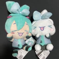 初音ミク× シナモロール ぬいぐるみセットのサムネイル