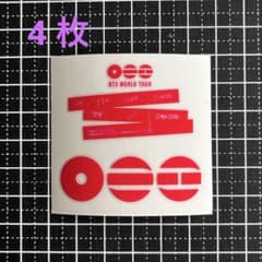 BTS WORLD TOUR アリラン ロゴ 転写ステッカー 4枚のサムネイル