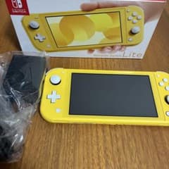 Nintendo Switch Lite 本体 イエロー 箱 充電器有 - メルカリ