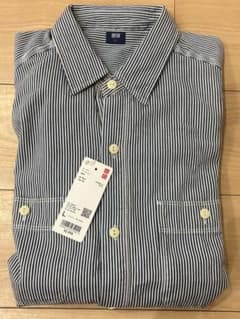 UNIQLO ストライプシャツ Lサイズのサムネイル
