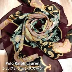 Polo Ralph Lauren ☆花柄☆シフォンシルクスカーフ - メルカリ