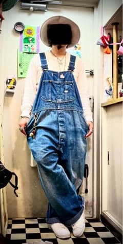 Lee オーバーオール ビンテージ ローバック weirdo グラッドハンド Lee オーバーオール ビンテージ ローバック weirdo グラッドハンド