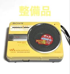 SONY ラジオ録音機能付き カセットウォークマン WM-GX202 整備品③黄