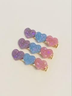 ヘアピン ヘアクリップ 3本セットのサムネイル