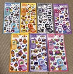 最終値下げ【正規品】サンリオ たまごっち はっぴーフォンステッカー 7枚セットのサムネイル