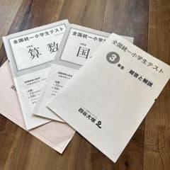 全国統一小学生テスト　3年生　2023年11月3日のサムネイル