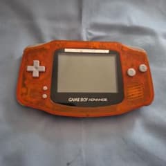 任天堂 ゲームボーイアドバンス GBA クリアオレンジ 本体 ジャンク品