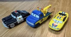 マテル カーズ ミニカー シェリフ、トウ、チャーリー・チェッカー 3台