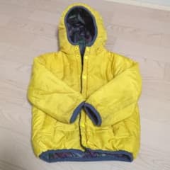 キッズ リバーシブル ジャケット イエロー 迷彩柄のサムネイル