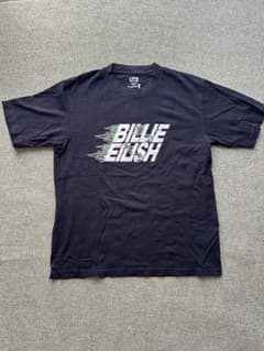 UNIQLO 男女兼用 Billie Eilish コラボTシャツ ブラックのサムネイル