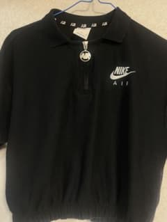 NIKE AIR ハーフジップ ポロシャツ ブラック Mのサムネイル