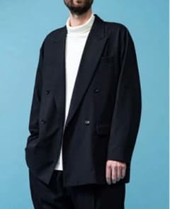 ミスターオリーブ　ブラック ダブルブレスト ジャケット セットのサムネイル