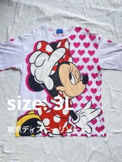 【公式】東京ディズニーリゾート　ミニー　Tシャツ　3Lのサムネイル