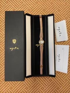 agataアガットの時計です(2022年冬限定コレクション)