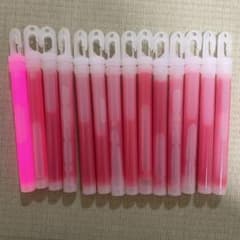 ピンクケミカルライト 結婚式ペンライト 13本セットのサムネイル