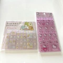 [가격 인하중!]스미코구라시 헬로 키티 타일 씰