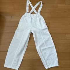 GU ホワイト クロスストラップ サロペットのサムネイル