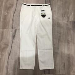 たつ様専用　新品　ルコック　ゴルフウェア　テーパードパンツ　白のサムネイル
