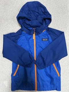 Patagonia キッズ フーディ ジャケット ブルー　ジャンパー　アウターのサムネイル