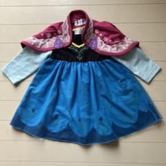 アナ雪コスプレ子供80センチのサムネイル