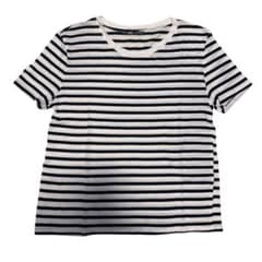 ZARA ザラ ボーダー 半袖Tシャツ カットソー Mのサムネイル