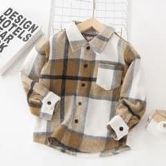 SHEIN チェック柄 長袖シャツ 130のサムネイル