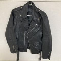 本革ライダースジャケット　サイズMのサムネイル