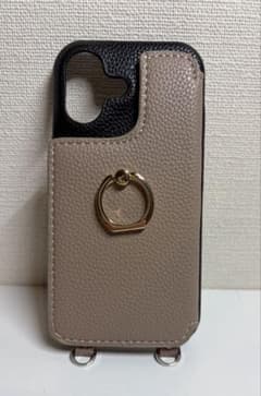 メルカリ市の間だけ値下げ！iPhone17用ケースリング付 ミラー・カード収納のサムネイル