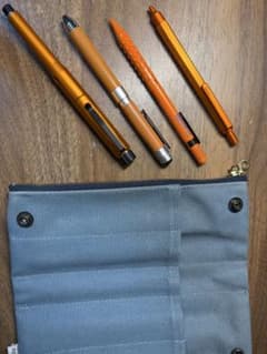 ラダイト　ベンディペンケース付き　オレンジ系文房具まとめ売り ラダイト ベンディペンケース付き オレンジ系文房具まとめ売り - メルカリ