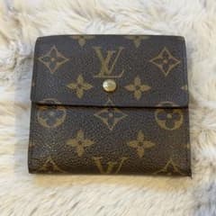 ルイヴィトン モノグラム Wホック財布 二つ折り財布 M61652 - メルカリ