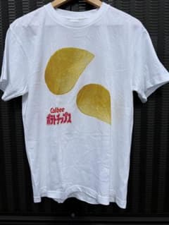 Calbee ポテトチップス Tシャツ ホワイトのサムネイル