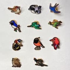 日本野鳥の会 バッジ 11個 - メルカリ