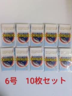 SSS キラキラサビキ 6号 10枚セットのサムネイル