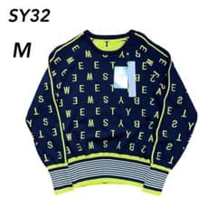 SY32 SWEET YEARS ゴルフレディース ニットシャツ M ネイビー SY32 SWEET YEARS ゴルフレディース ニットシャツ M ネイビー - メルカリ