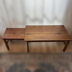 木製センターテーブル 下棚付きビーカンパニー B-COMPANY木製センターテーブル 下棚付き ビーカンパニー - メルカリ