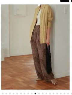 トゥデイフル  ペイズリーラフパンツ 38のサムネイル